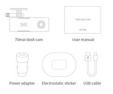 70mai Car Dash Cam 1S | 1080P HD | App & Voice Control | 130° Wide Angle | Night Owl Vision